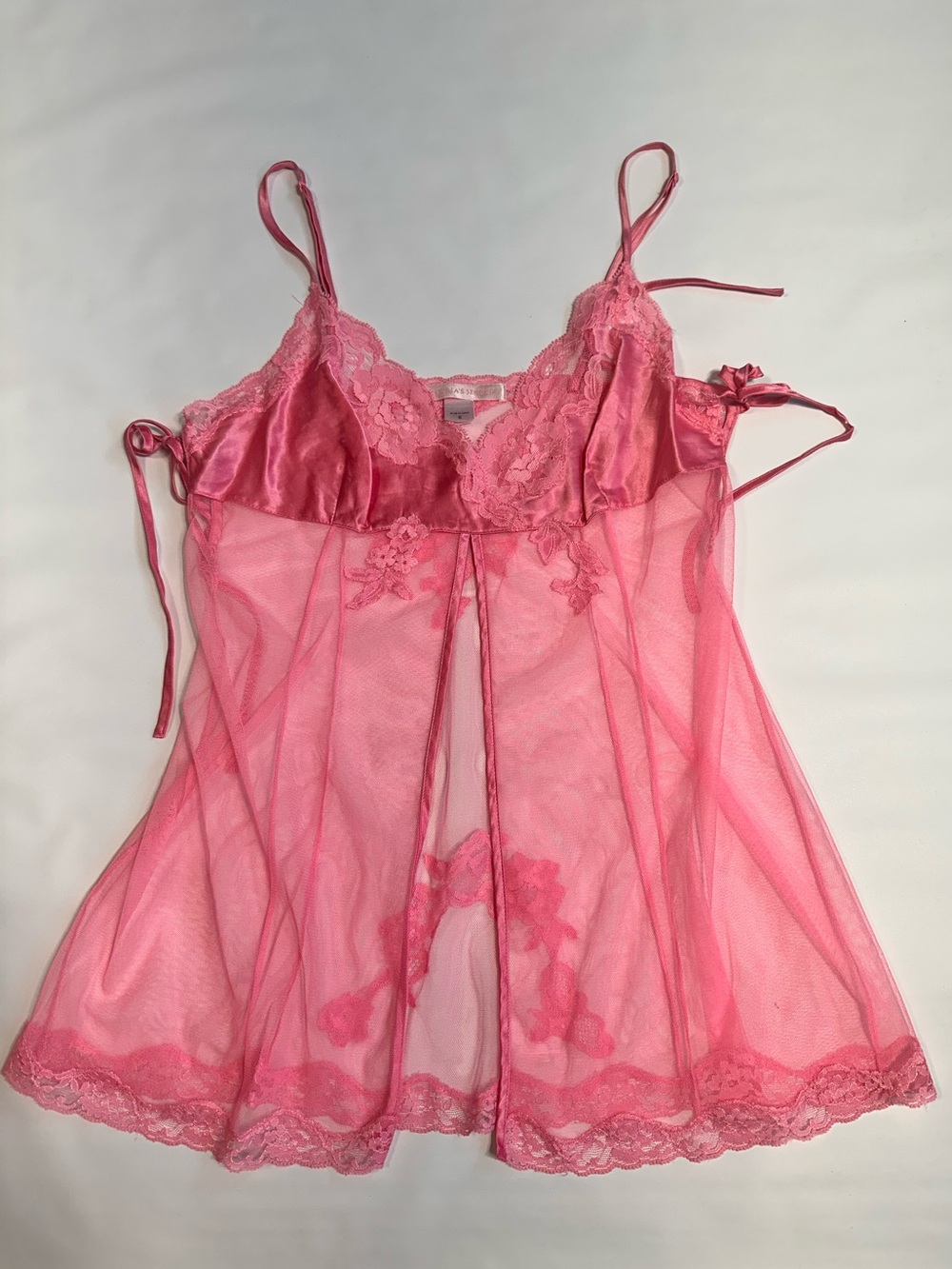 Victoria's Secret Pink Lace & Mesh Chemise